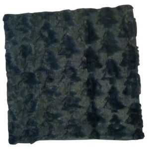 Forest Green Tree Textured Plush Soft Throw Pillow Covers (set includes 2)